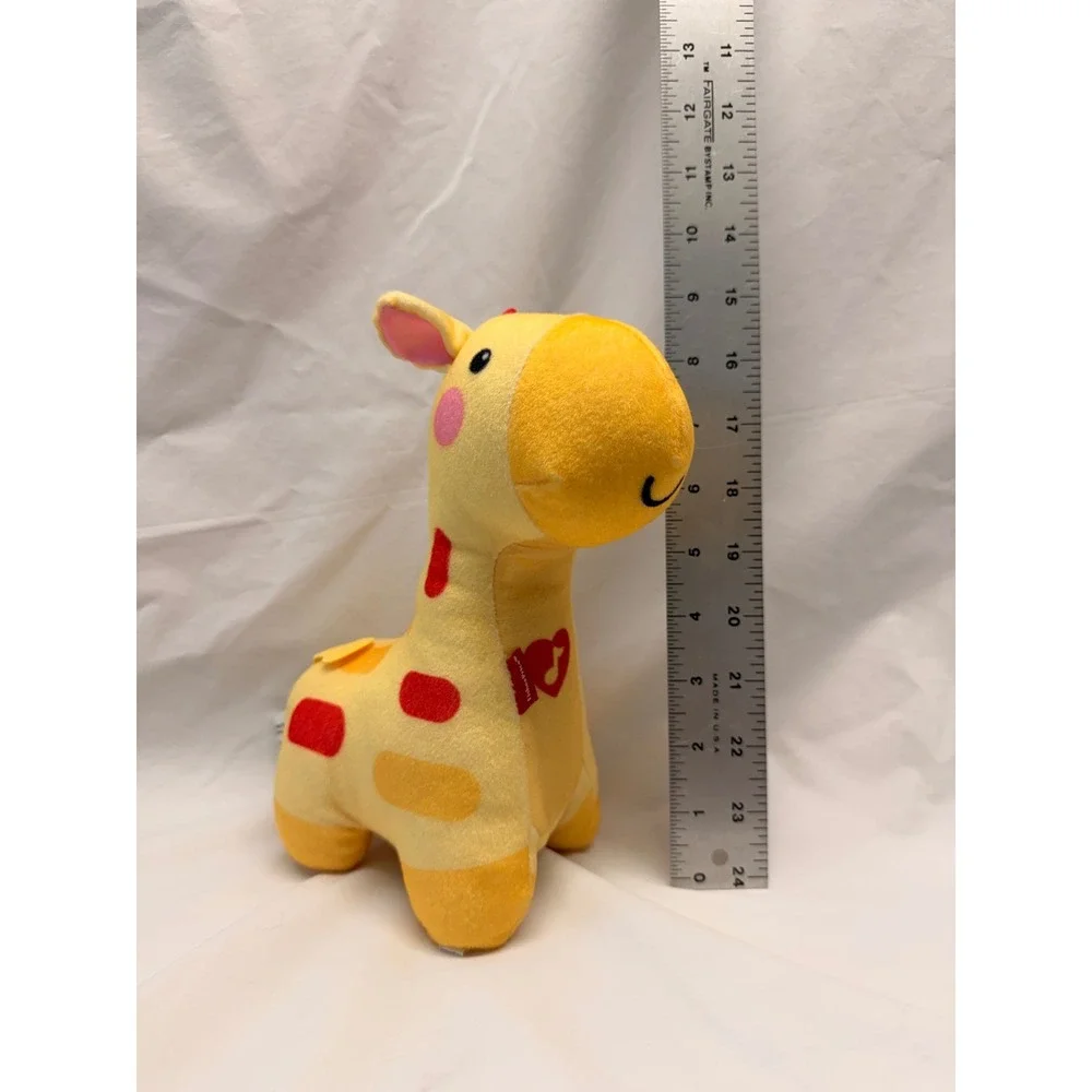 Fisher-Price Soothe & Glow Giraffe Plush Musical Toy Yellow 9 Inch WORKS